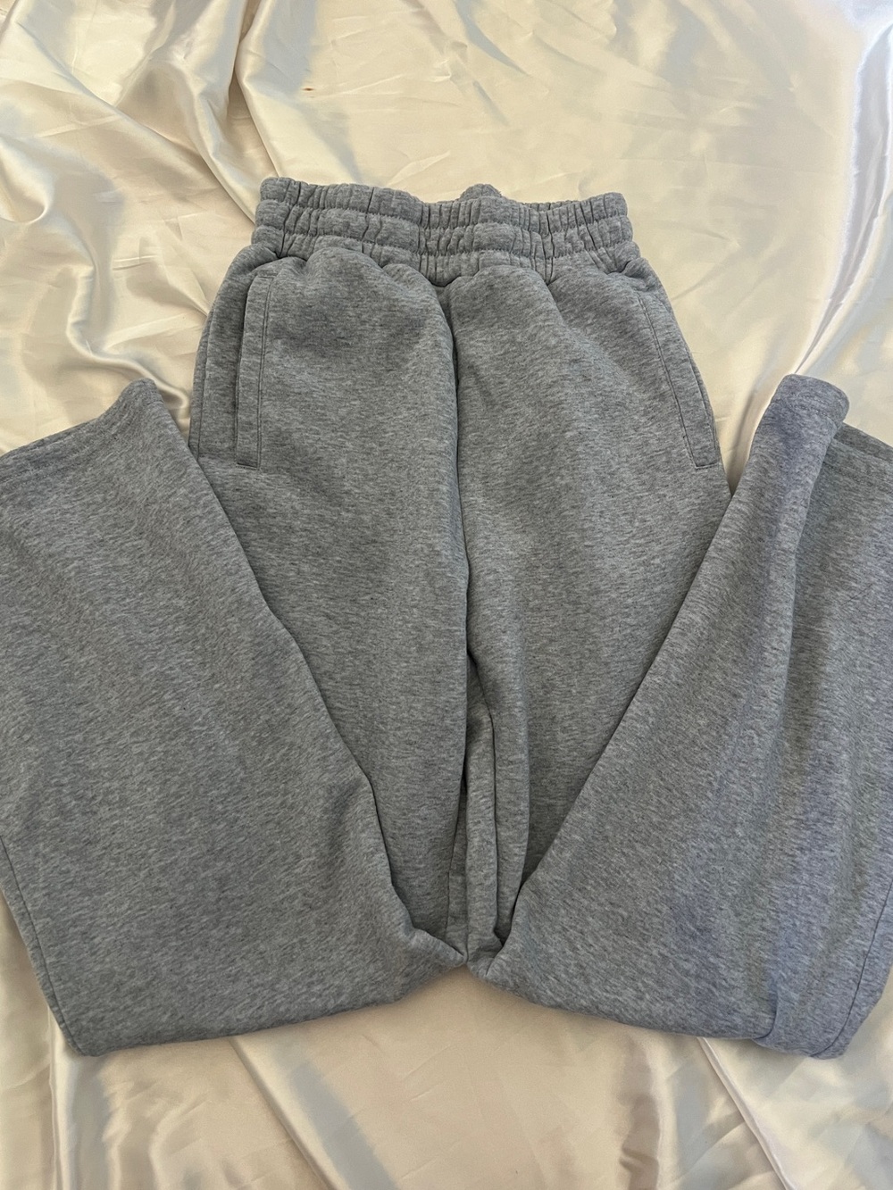 Gray Fleece Sweatpants - Comfortable Everyday Bottoms